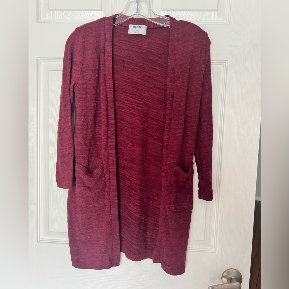 Girls long cardigan
